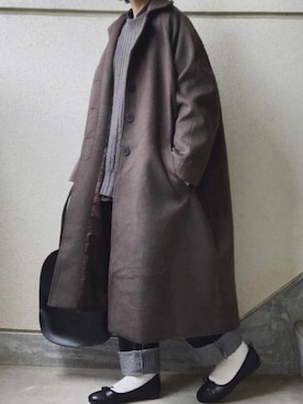 あやたさん（レディース・152cm）の冬コーディネート