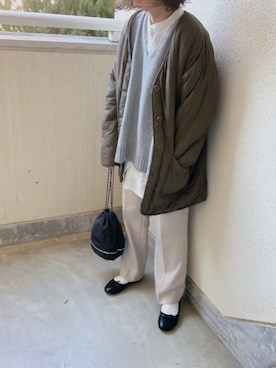 あやたさん（レディース・152cm）の冬コーディネート