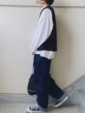 あやたさん（レディース・152cm）の春コーディネート