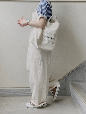 「Orobianco（オロビアンコ）のアイテム（腕時計）」を使った、あやたさん（レディース・152cm）の夏コーディネート