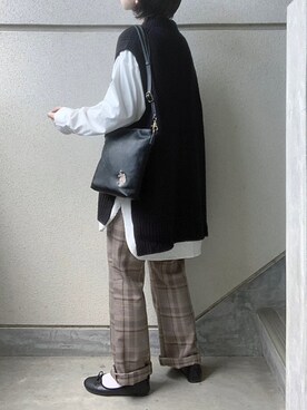 「sakishimatokyo」｜「アイテム（バレエシューズ）」を使った、あやたさん（レディース・152cm）の秋コーディネート