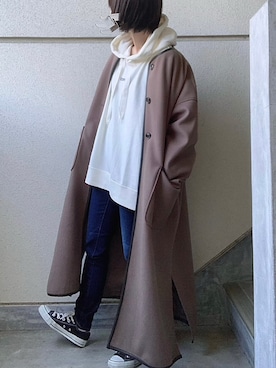 あやたさん（レディース・152cm）の冬コーディネート