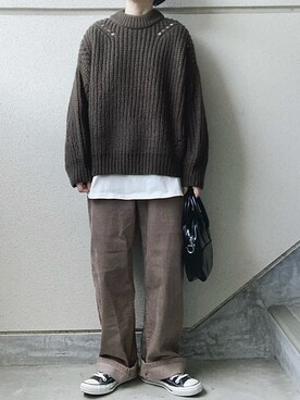 あやたさん（レディース・152cm）の冬コーディネート