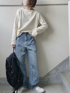 「FORK&SPOON」｜あやたさん（レディース・152cm）の春コーディネート