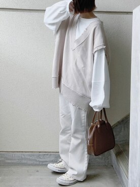 「tiptop」｜あやたさん（レディース・152cm）の春コーディネート