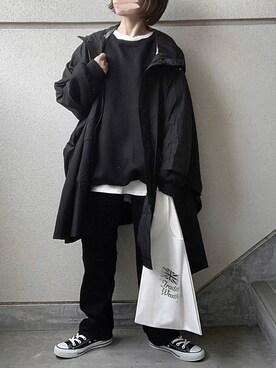 「M nort（エムノート）のアイテム（パンツ）」を使った、あやたさん（レディース・152cm）の春コーディネート