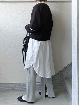 「RECTANGLE」｜あやたさん（レディース・152cm）の春コーディネート