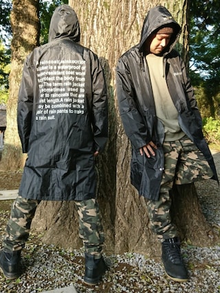 VETEMENTS レインコート ベージュ VETEMENTS レインコート ベージュ（TULTEX】レインコート