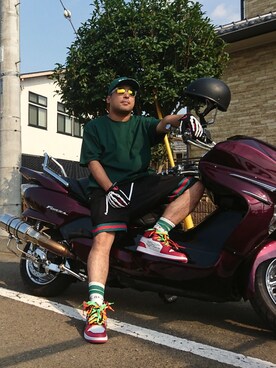 「theten」｜あきーむさん（メンズ・175cm）の夏コーディネート