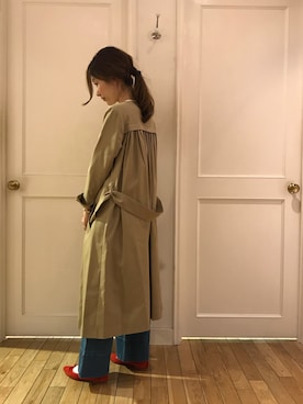 「赤い靴」｜naoooooooooomiさん（レディース・154cm）の春コーディネート