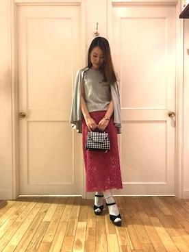 「ケープ」｜naoooooooooomiさん（レディース・154cm）の春コーディネート