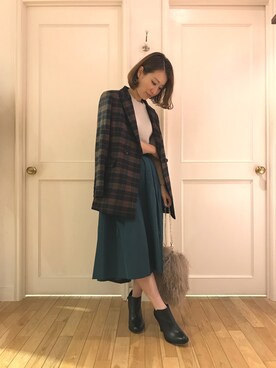 「Banner Barrett（バナーバレット）のアイテム（テーラードジャケット）」を使った、naoooooooooomiさん（レディース・154cm）の夏コーディネート
