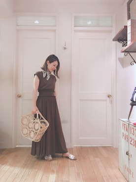 「Banner Barrett（バナーバレット）のアイテム（ワンピース/ドレス）」を使った、naoooooooooomiさん（レディース・154cm）の夏コーディネート