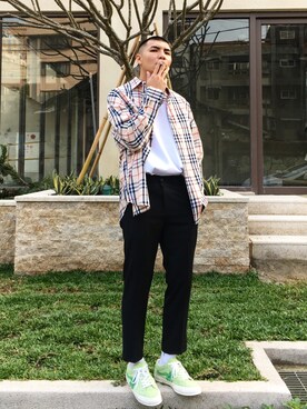 「repos（ルポ）のアイテム（ジャケット/アウター）」を使った、wadeさん（メンズ・175cm）の春コーディネート