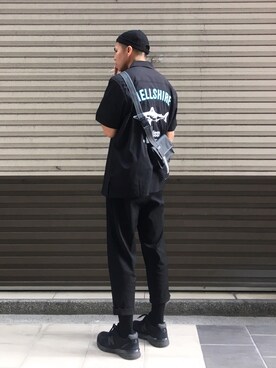 「repos（ルポ）のアイテム（パンツ）」を使った、wadeさん（メンズ・175cm）の春コーディネート