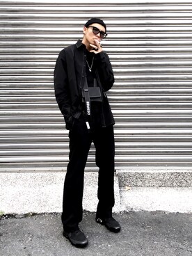 「repos（ルポ）のアイテム（パンツ）」を使った、wadeさん（メンズ・175cm）の春コーディネート