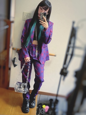 ジャケット アウターを使った サイケデリック のレディース人気ファッションコーディネート Wear