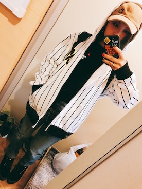 「Emerica（エメリカ）のアイテム」を使った、あるてまさん（レディース・158cm）の冬コーディネート