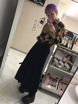 「Handmade（ハンドメイド）のアイテム（その他）」を使った、脊酔さん（メンズ・165cm）の秋コーディネート
