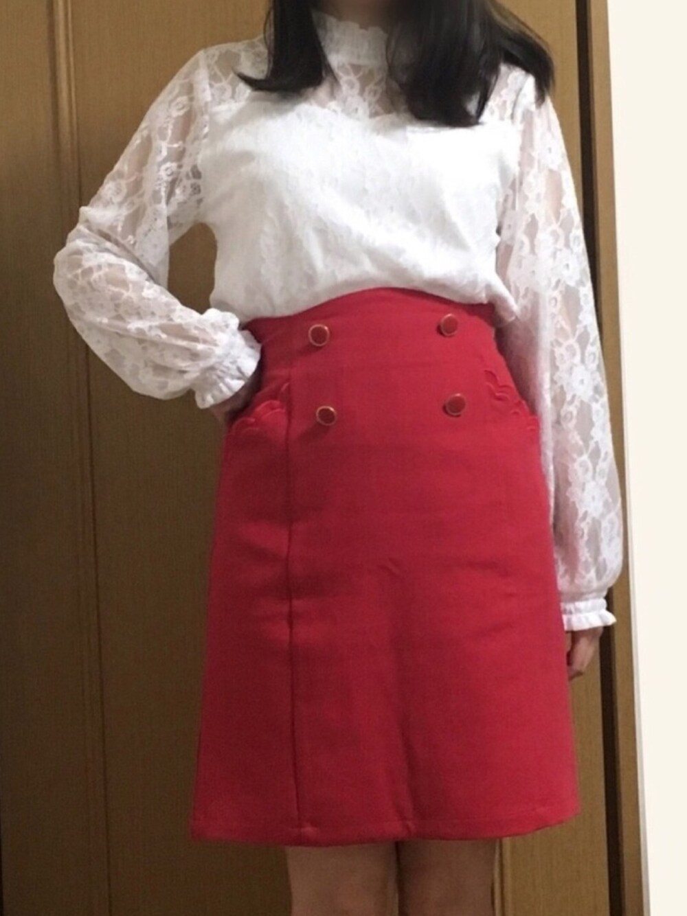 まりんさんの「ポケスカラップIラインスカート（MAJESTIC LEGON）」を使ったコーディネート
