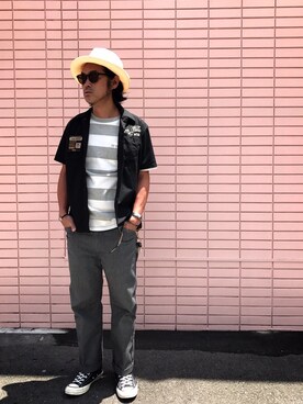 ishizawaさん（メンズ・173cm）の夏コーディネート