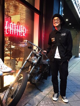「schott（ショット）のSchott/ショット/URBAN CHINO PANTS/アーバン チノパンツ（チノパンツ）」を使った、ishizawaさん（メンズ・173cm）の夏コーディネート