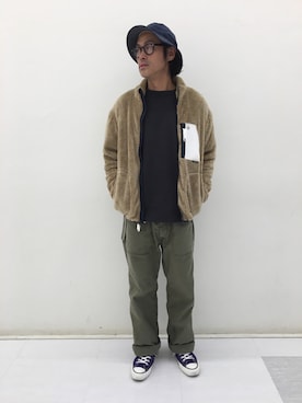 「schott（ショット）のSchott/ショット/ARMY FATIGUE PANTS/アーミー ファティーグ パンツ（その他パンツ）」を使った、ishizawaさん（メンズ・172cm）の秋コーディネート