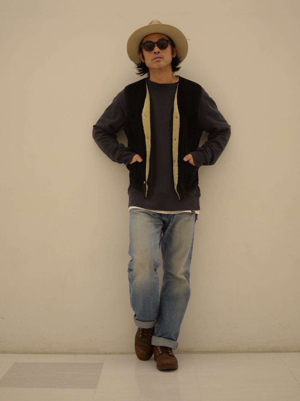 Schott 366V COWSPRIT VEST スウェード ベスト　M Schott 366V COWSPRIT VEST スウェード ベスト M