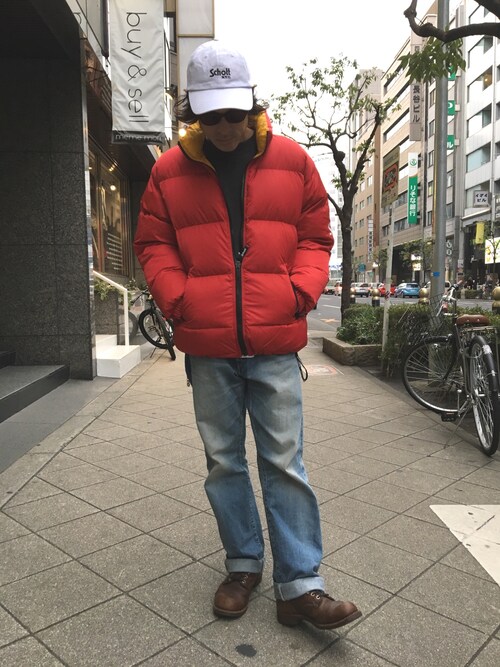 Schott（ショット）の「Schott/ショット/NYLON HYBRID DOWN JACKET