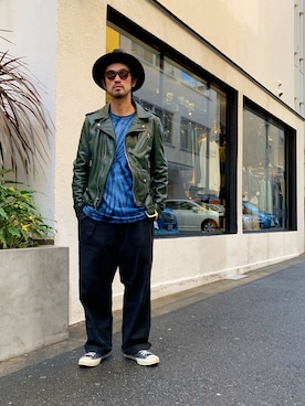 ishizawaさん（メンズ・172cm）の秋コーディネート