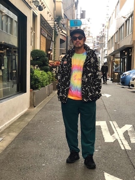 「秋のマイ旬スタイル」｜「アイテム（マウンテンパーカー）」を使った、ishizawaさん（メンズ・172cm）の秋コーディネート