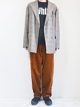 isseiさん（メンズ・180cm）の冬コーディネート