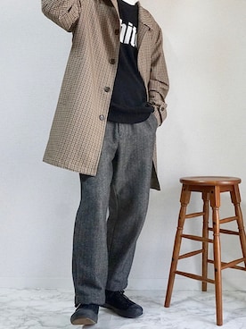 isseiさん（メンズ・180cm）の冬コーディネート