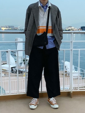 「neonsign」｜「アイテム（その他）」を使った、isseiさん（メンズ・180cm）の春コーディネート