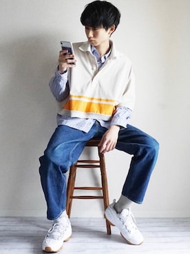 「neonsign」｜「アイテム（その他）」を使った、isseiさん（メンズ・180cm）の冬コーディネート