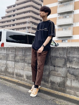 「ADER error（アーダーエラー）のアイテム」を使った、isseiさん（メンズ・180cm）の夏コーディネート