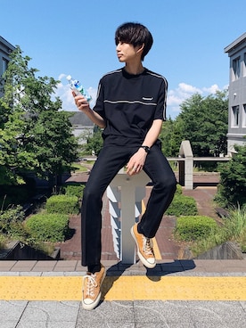 「ADER error（アーダーエラー）のアイテム」を使った、isseiさん（メンズ・180cm）の夏コーディネート