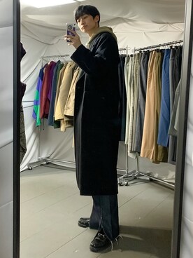 「JOURNAL STANDARD relume（ジャーナルスタンダード　レリューム）のアイテム（その他アウター）」を使った、isseiさん（メンズ・180cm）の冬コーディネート