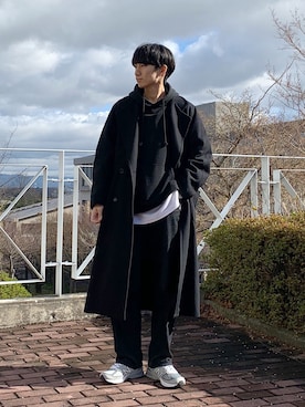 「JOURNAL STANDARD relume（ジャーナルスタンダード　レリューム）のアイテム（その他アウター）」を使った、isseiさん（メンズ・180cm）の冬コーディネート