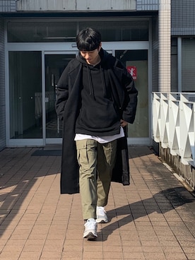 「JOURNAL STANDARD relume（ジャーナルスタンダード　レリューム）のアイテム（その他アウター）」を使った、isseiさん（メンズ・180cm）の冬コーディネート