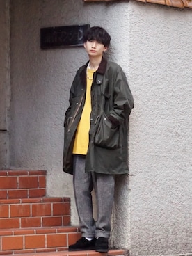 isseiさん（メンズ・180cm）の冬コーディネート