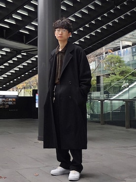 「JOURNAL STANDARD relume（ジャーナルスタンダード　レリューム）のアイテム（その他アウター）」を使った、isseiさん（メンズ・180cm）の冬コーディネート