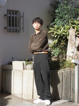 isseiさん（メンズ・180cm）の冬コーディネート