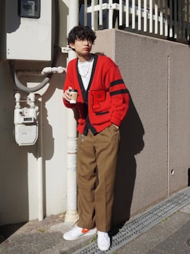 isseiさん（メンズ・180cm）の冬コーディネート