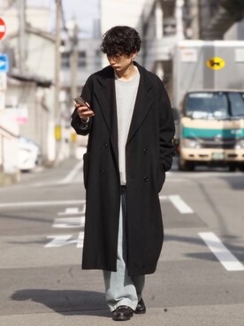 「JOURNAL STANDARD relume（ジャーナルスタンダード　レリューム）のアイテム（その他アウター）」を使った、isseiさん（メンズ・180cm）の冬コーディネート