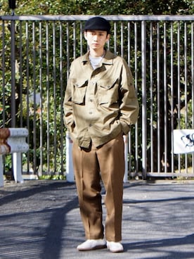 isseiさん（メンズ・180cm）の冬コーディネート