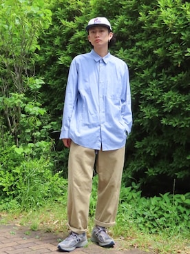 「COMMON WARE（コモンウェアー）のアイテム」を使った、isseiさん（メンズ・180cm）の春コーディネート