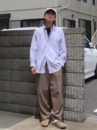 美品　SEVEN BY SEVEN 2－TUCK PANTS　M 美品 SEVEN BY SEVEN 2－TUCK PANTS M - メルカリ