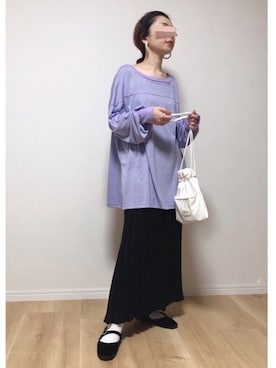 「カンフーシューズ」｜maccoさん（レディース・162cm・30代）の秋コーディネート