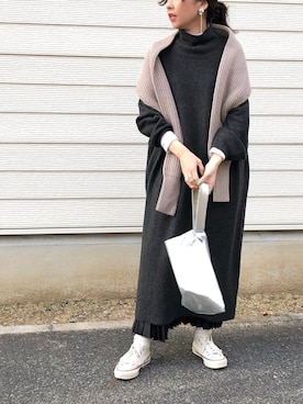 maccoさん（レディース・162cm）の冬コーディネート